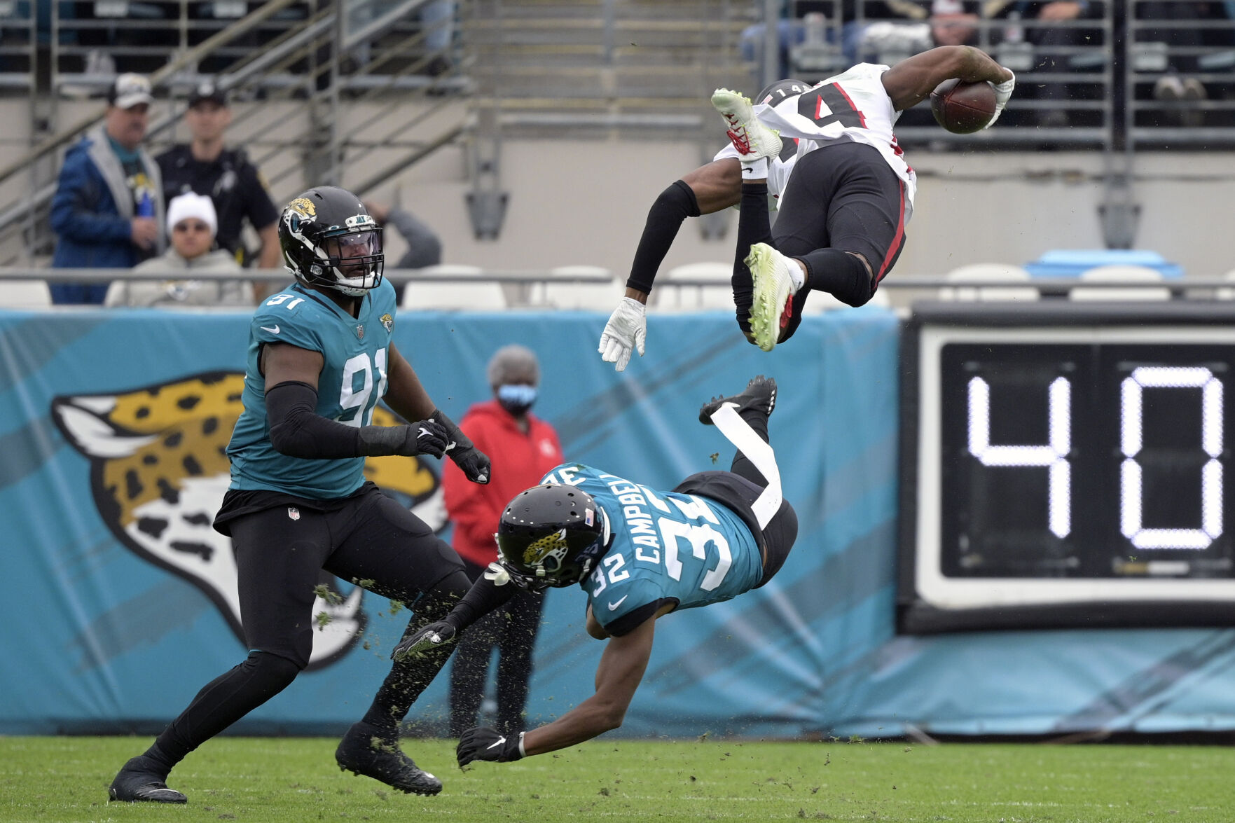 APTOPIX Falcons Jaguars Football